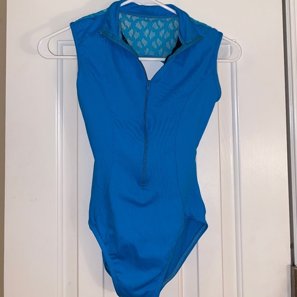 Yumiko Other - Lace Zip Up Leotard